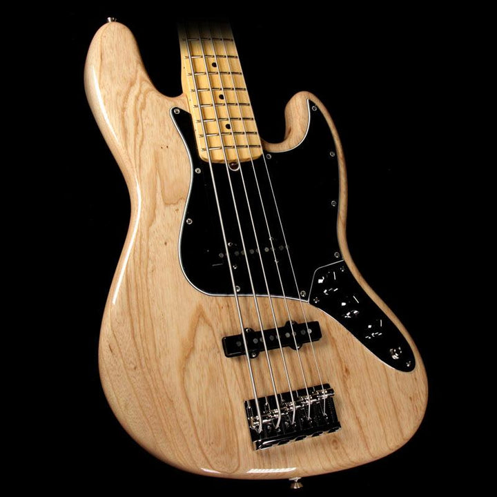 Fender American Pro Jazz Bass V 5-String Electric Bass Natural