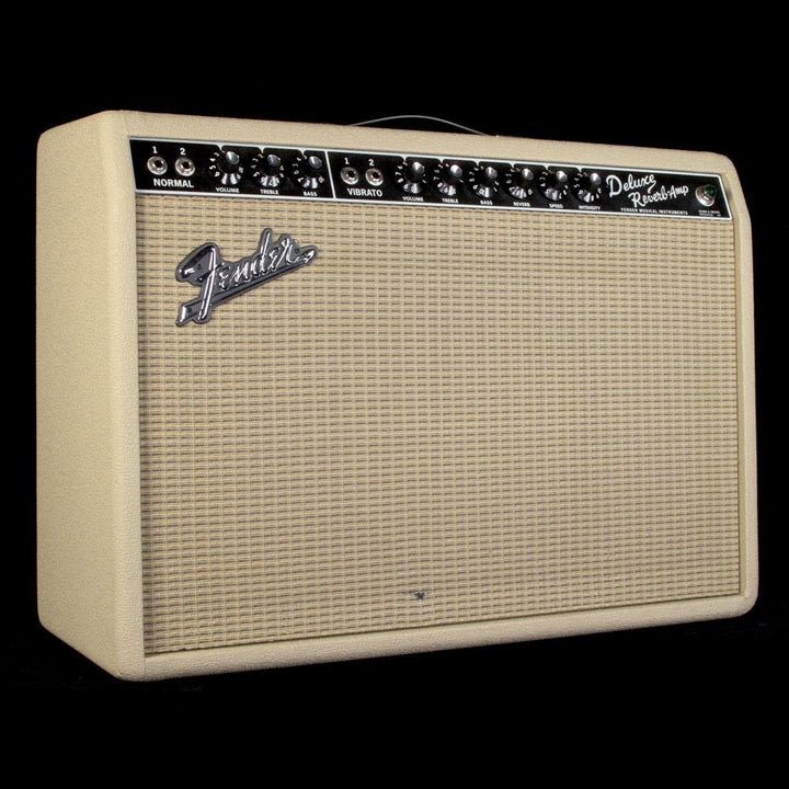 Used Fender Deluxe Reverb Guitar Combo Amplifier Tan