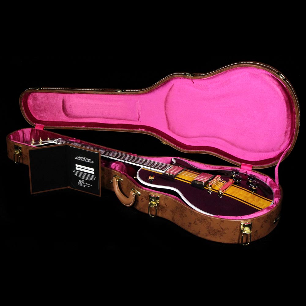 Gibson Custom Shop Limited Edition Les Paul Custom Scorpion Electric Guitar Yellow Scorpion — 8