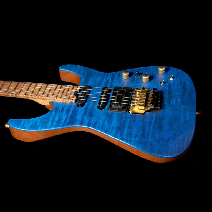 Used Jackson USA PC1 Matte Phil Collen Electric Guitar Trans Blue