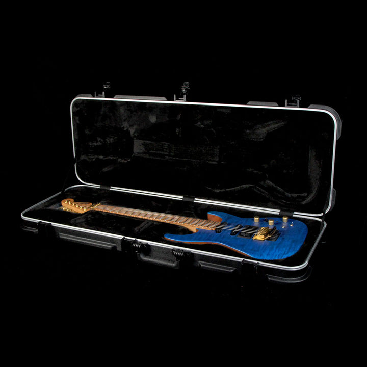 Used Jackson USA PC1 Matte Phil Collen Electric Guitar Trans Blue