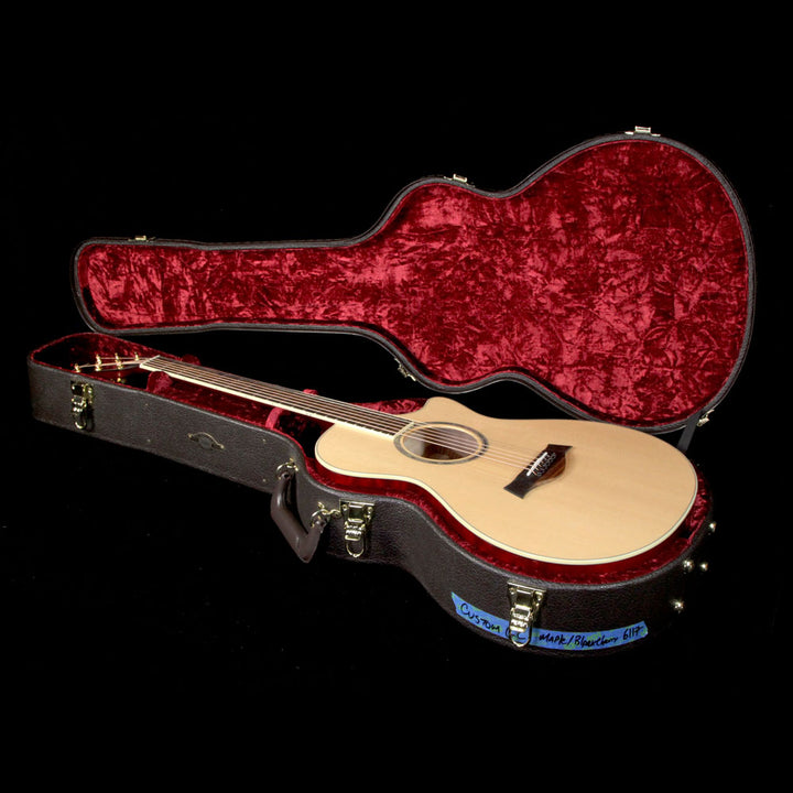 Taylor Custom Shop Grand Concert Sitka Spruce and Quilted Maple Acoustic Natural