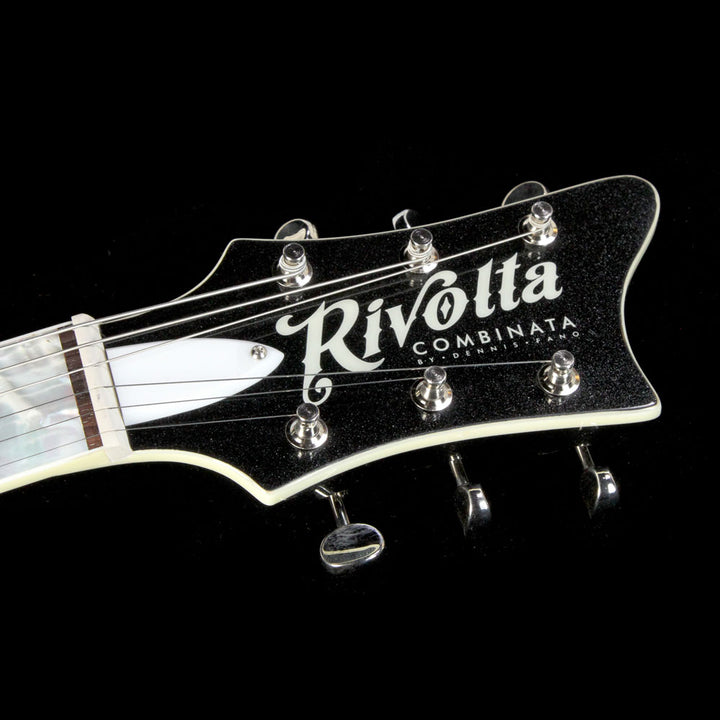 Used 2017 Rivolta Guitars by Dennis Fano Combinata DLX Electric Guitar Toro Metallic Black