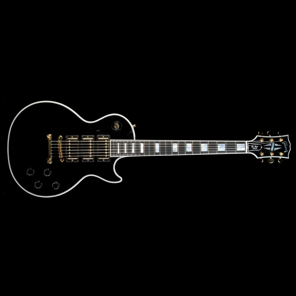 Used 2017 Gibson Nashville Black Beauty Les Paul Electric Guitar Ebony — 2