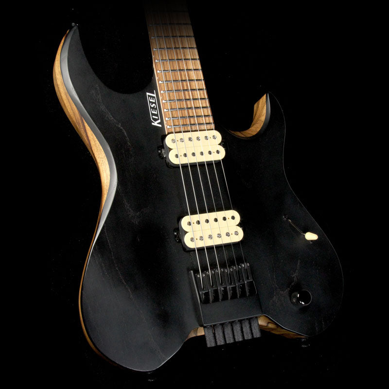 Used Kiesel Custom Shop Vader 6 Electric Guitar Satin Black | The