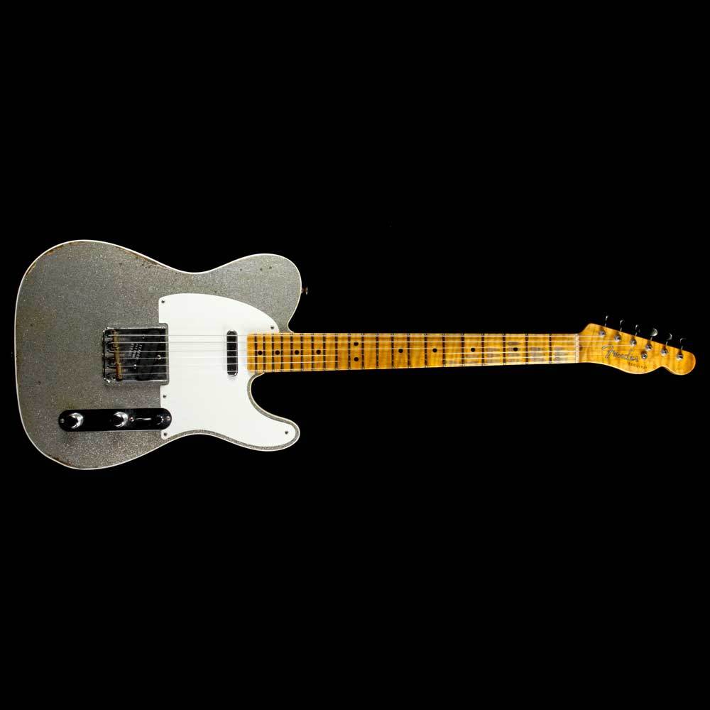 Fender Custom Shop Limited Edition Double Esquire Special Silver Sparkle — 2
