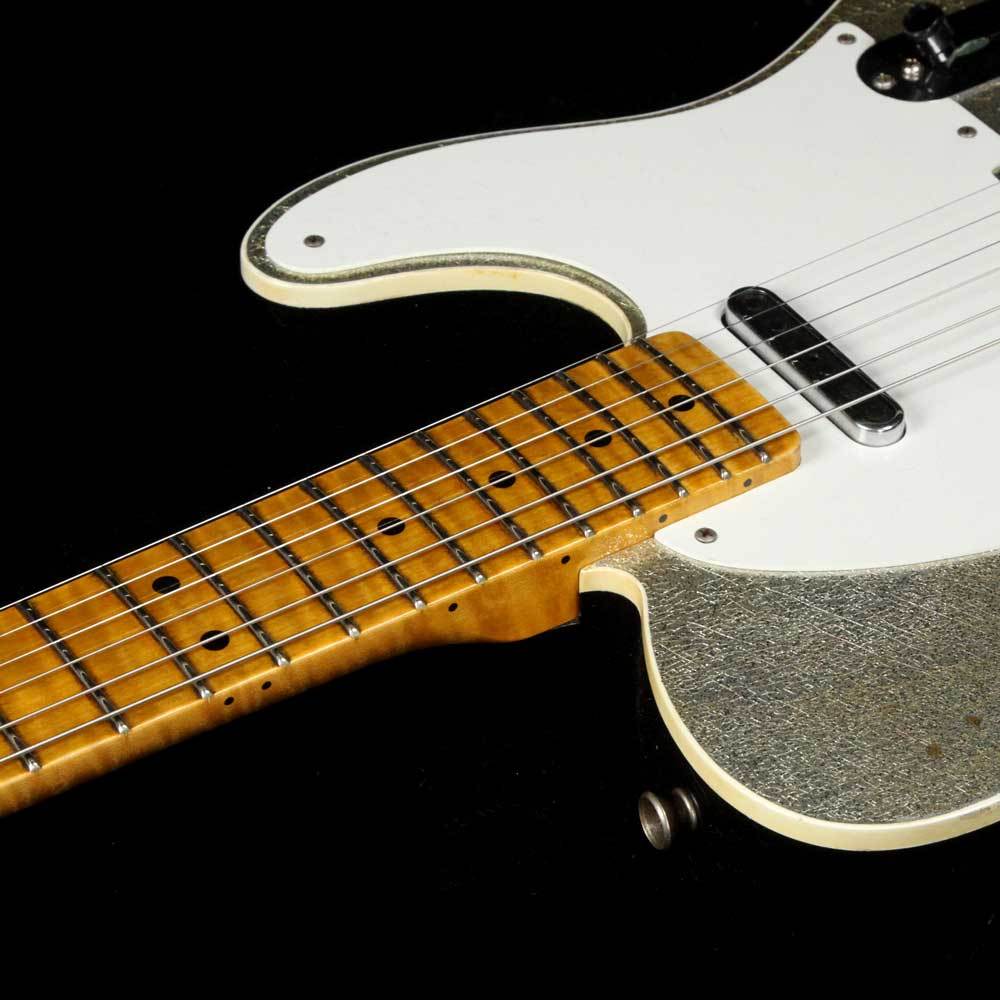 Fender Custom Shop Limited Edition Double Esquire Special Silver Sparkle — 7