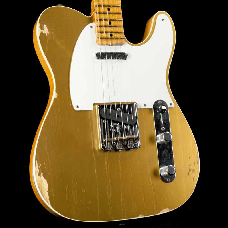 Fender Custom Shop Limited Edition Double Esquire Special Aged Aztec Gold — 1