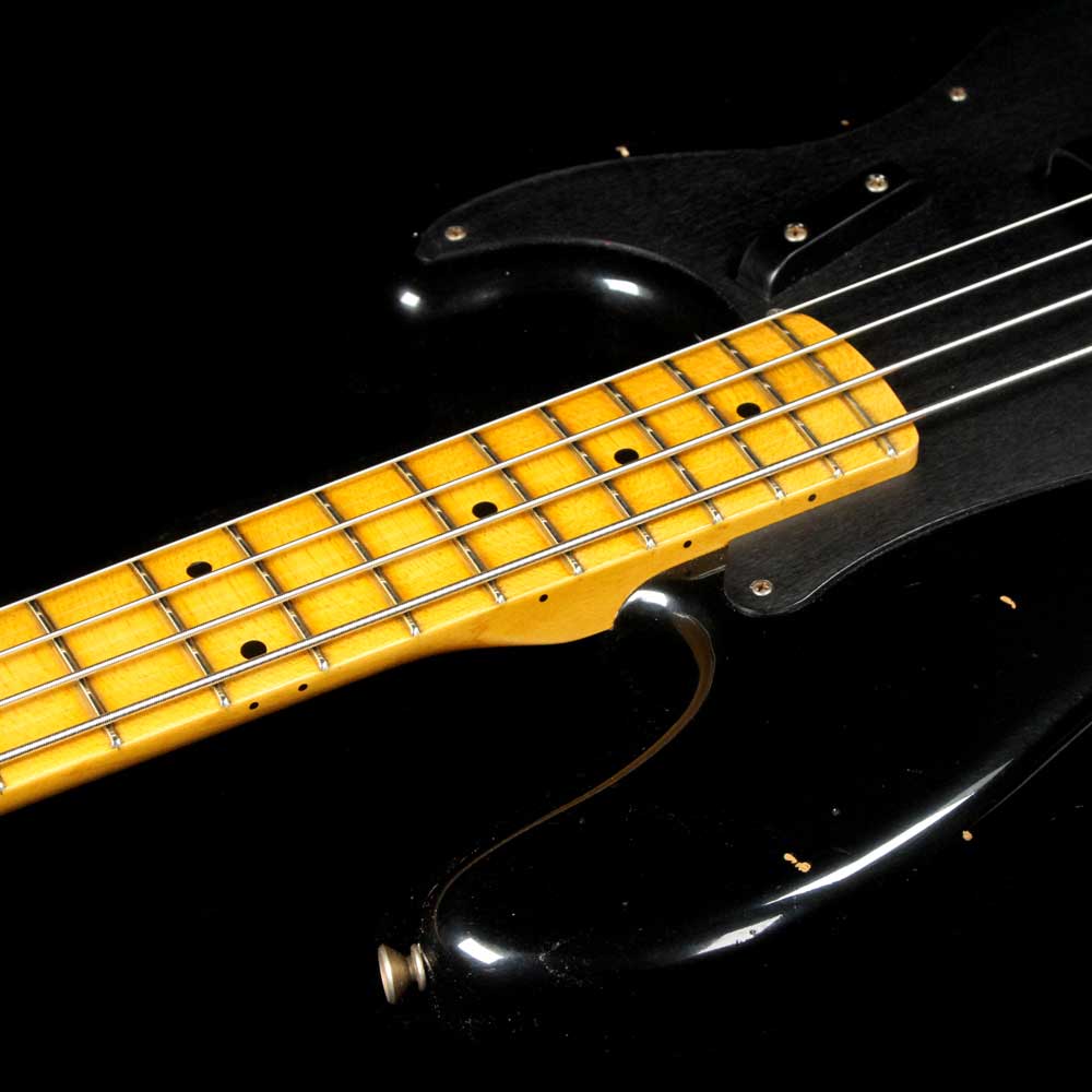 Fender Custom Shop '58 Precision Bass LTD Aged Black Journeyman Relic — 7