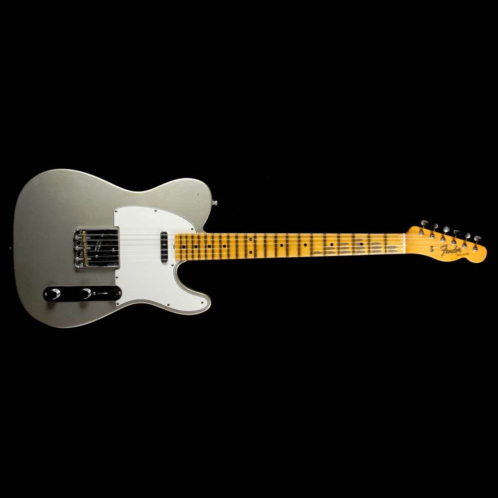 Fender Custom Postmodern Telecaster Journeyman Relic Aged Inca Silver — 2