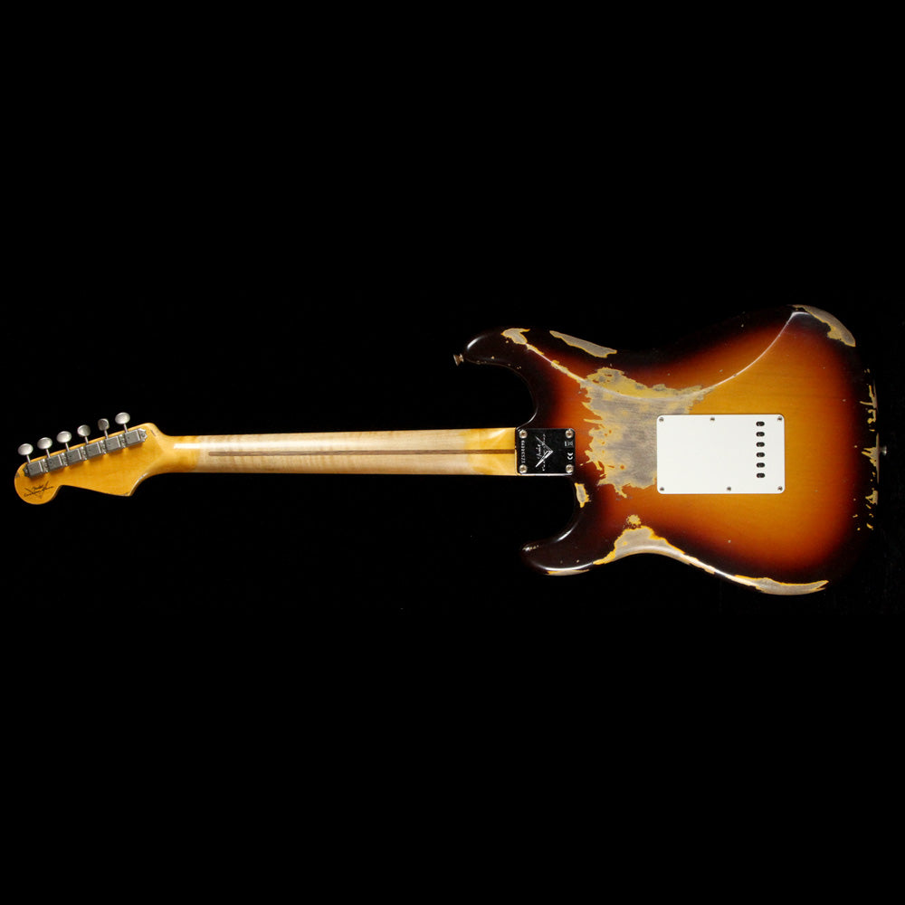 Fender Custom Shop '58 Stratocaster Heavy Relic Faded Chocolate 3-Color Sunburst — 3