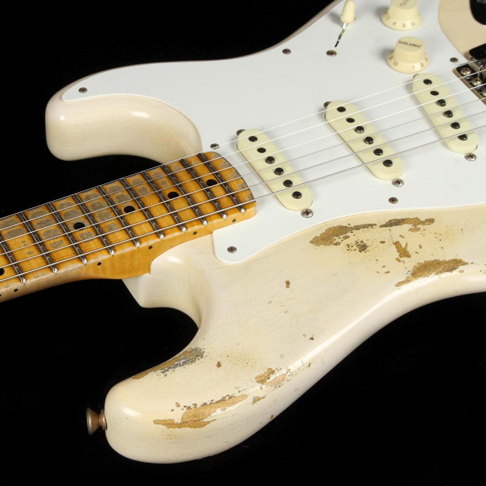 Fender Custom Shop '58 Stratocaster Heavy Relic Aged White Blonde — 5