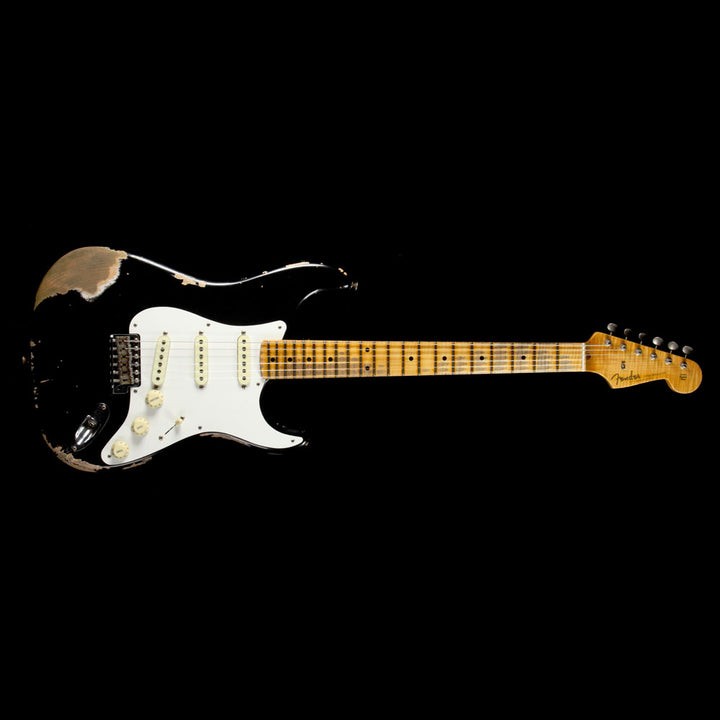 Fender Custom Shop '58 Stratocaster Heavy Relic Aged Black