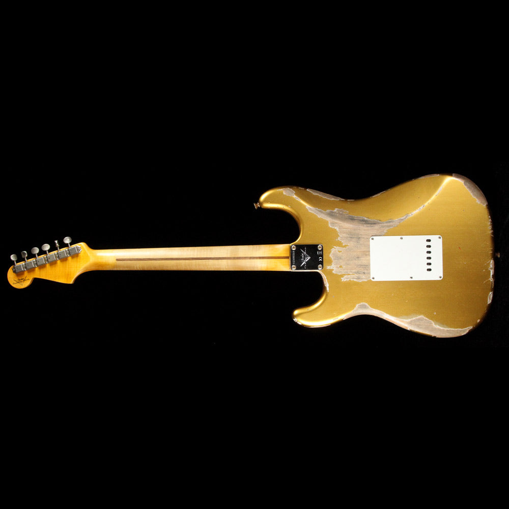 Fender Custom Shop '58 Stratocaster Heavy Relic Aged HLE Gold — 3