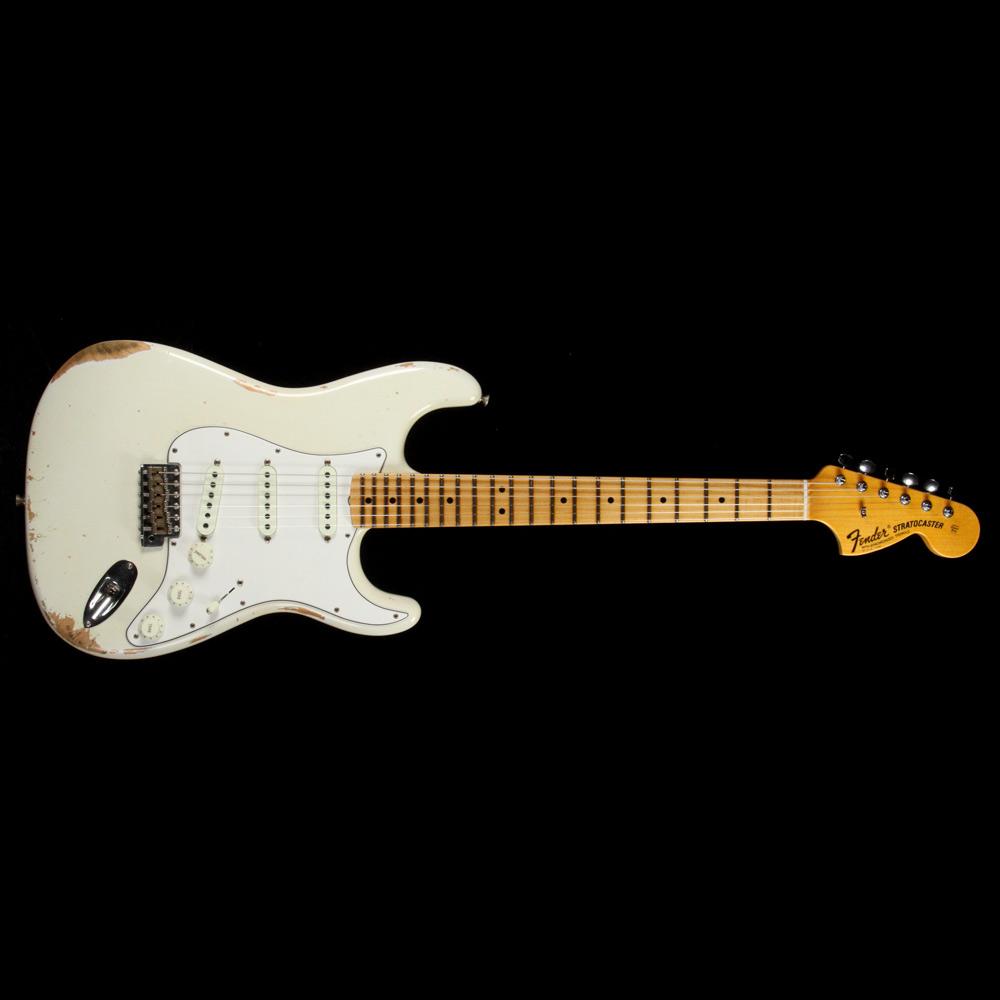 Fender Custom Shop '68 Stratocaster Relic Aged Olympic White — 2