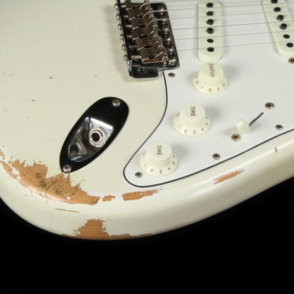 Fender Custom Shop '68 Stratocaster Relic Aged Olympic White — 6
