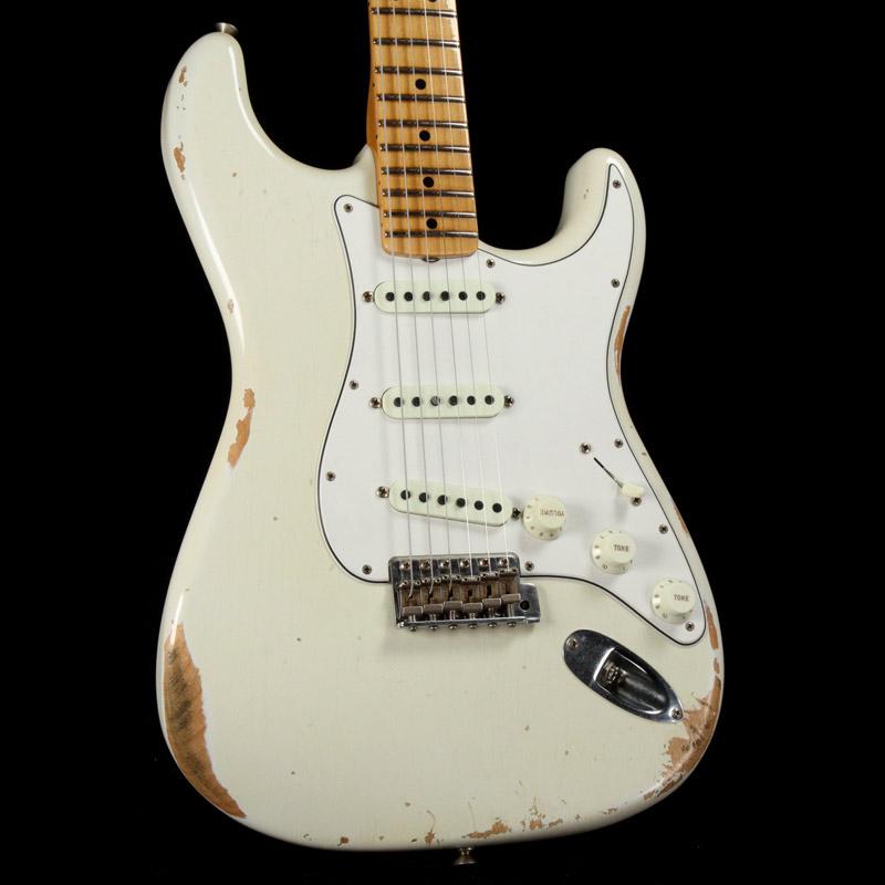 Fender Custom Shop '68 Stratocaster Relic Aged Olympic White — 1