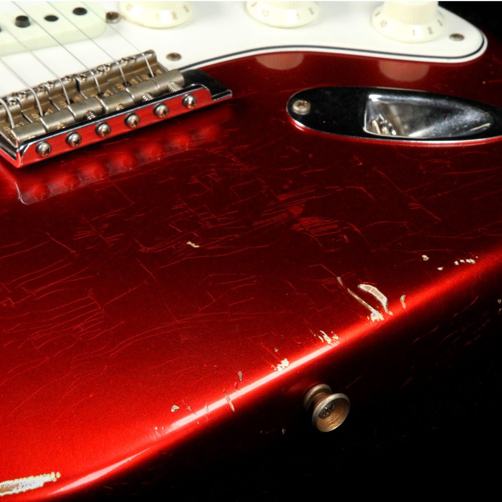 Fender Custom Shop '68 Stratocaster Relic Faded Candy Apple Red — 7