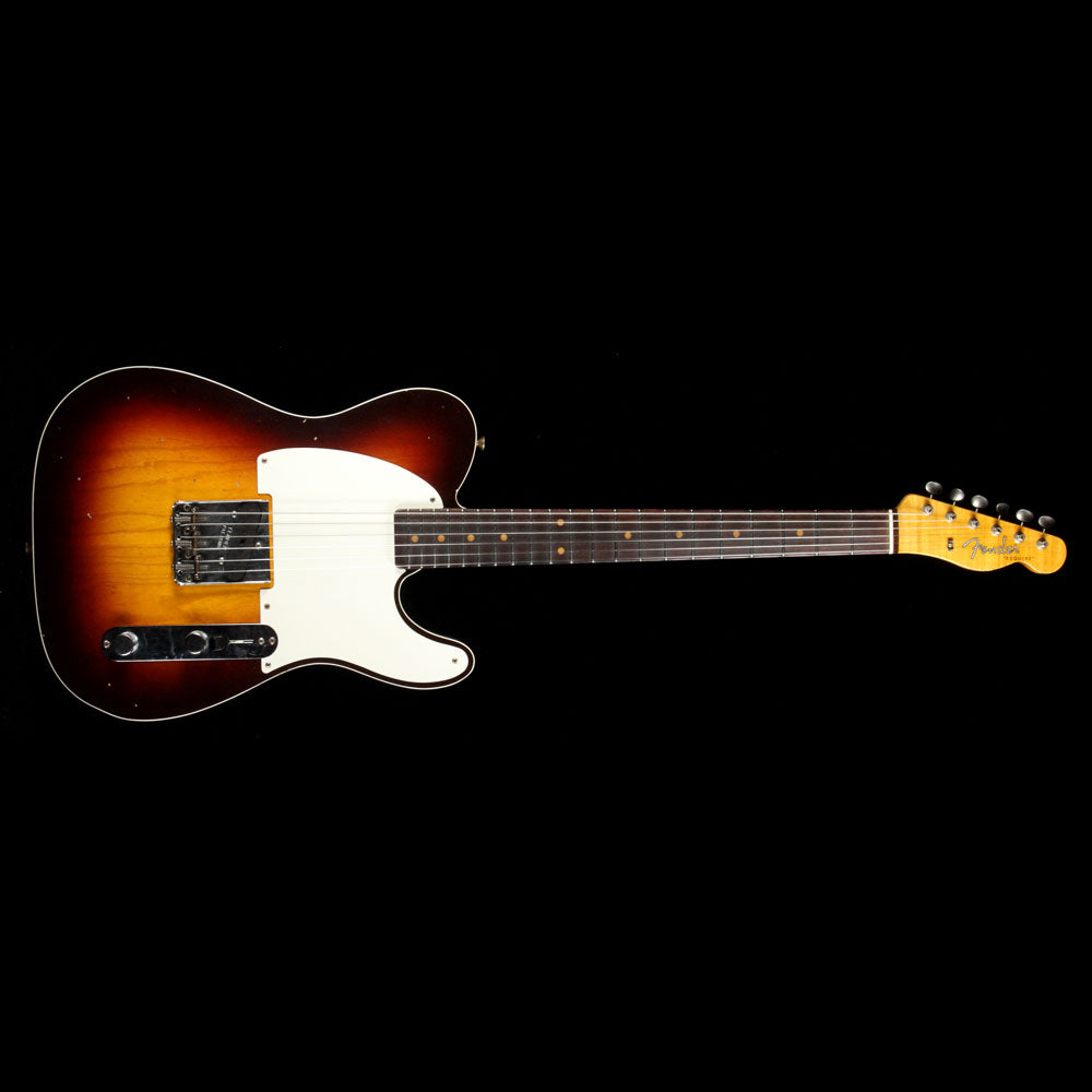 Fender Custom Shop '59 Esquire Custom Journeyman Relic Chocolate 3-Color Sunburst — 2