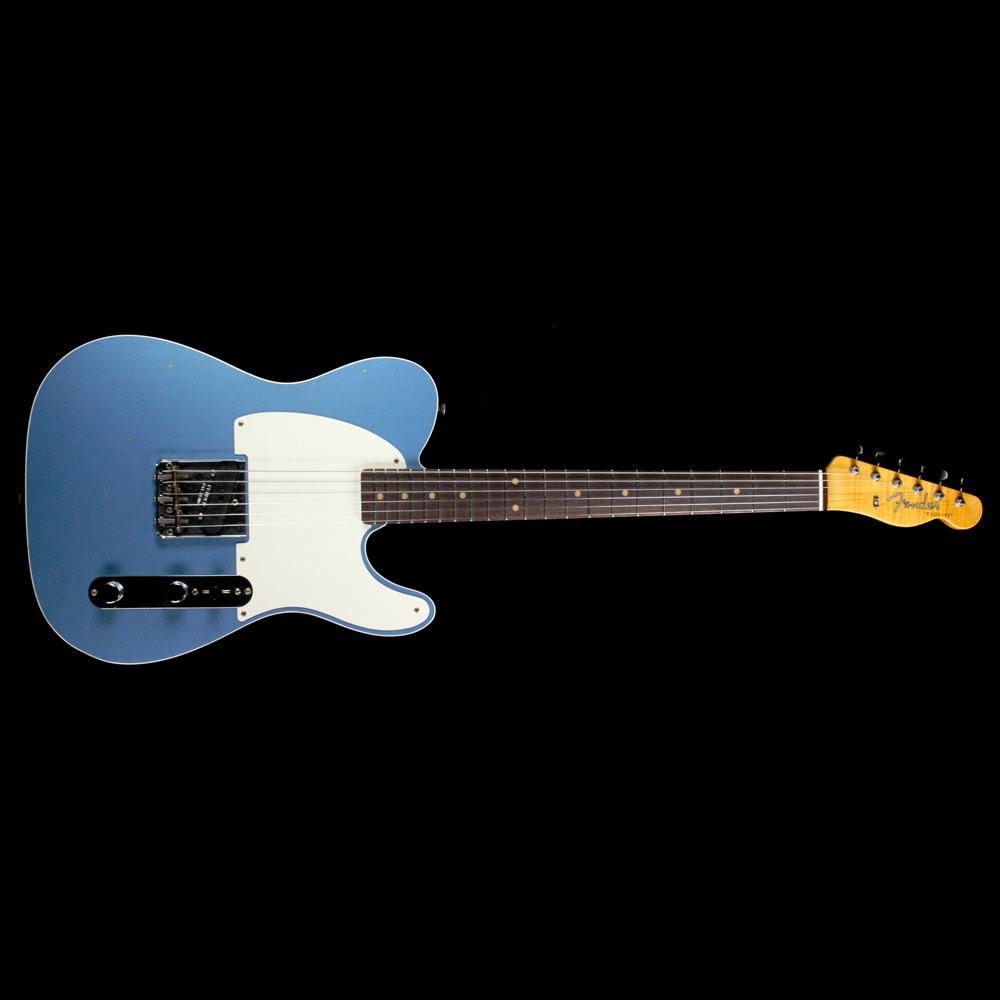 Fender Custom Shop '59 Esquire Custom Journeyman Relic Faded Lake Placid Blue — 2