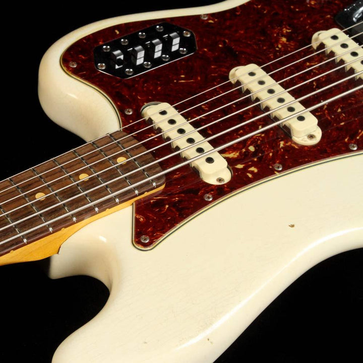 Fender Custom Shop  Bass VI Time Machine Series Aged Olympic White Journeyman Relic