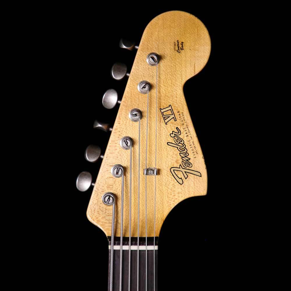 Fender Custom Shop Bass VI Journeyman Relic Aged Black — 4