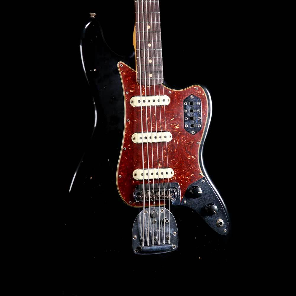 Fender Custom Shop Bass VI Journeyman Relic Aged Black — 6