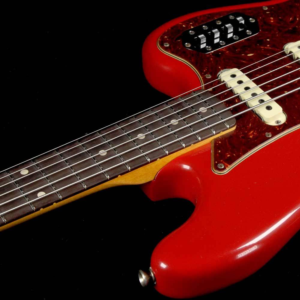 Fender Custom Shop Bass VI Journeyman Relic Aged Dakota Red — 6