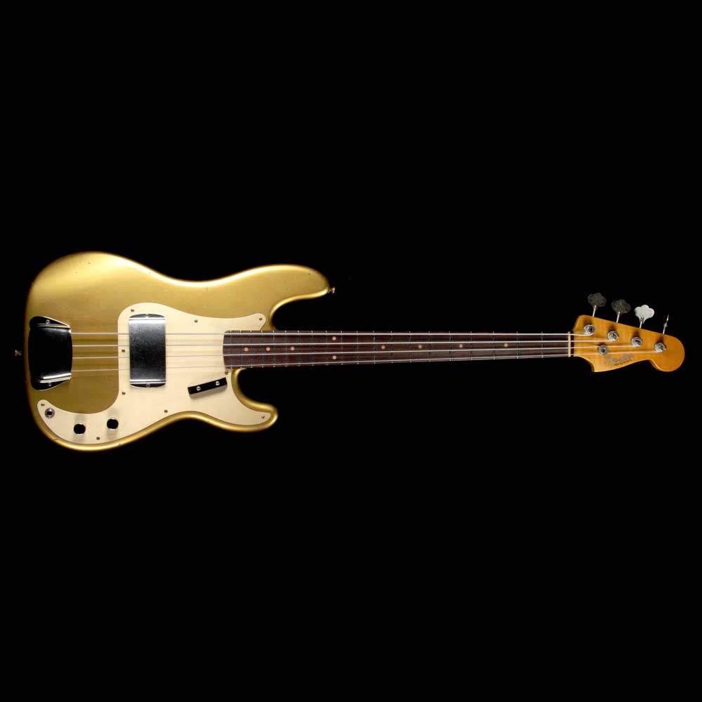 Fender Custom Shop '59 Precision Bass Relic Aged Aztec Gold | The