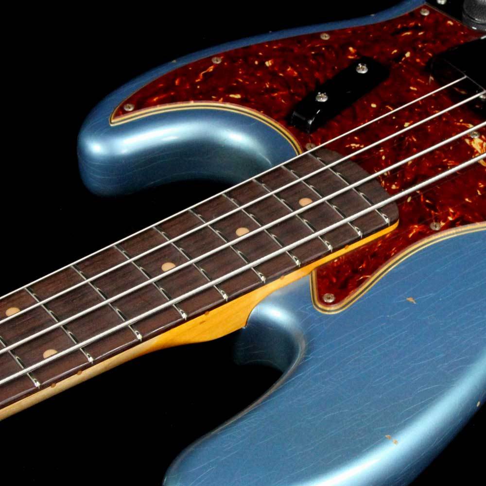 Fender Custom Shop 1960 Jazz Bass Journeyman Relic Faded Aged Lake Placid Blue — 6