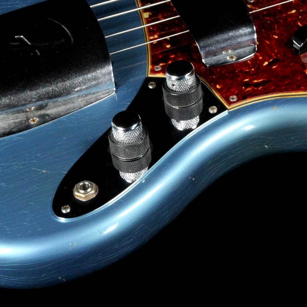 Fender Custom Shop 1960 Jazz Bass Journeyman Relic Faded Aged Lake Placid Blue — 7