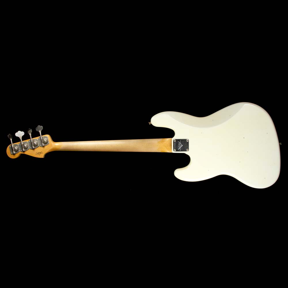 Fender Custom Shop '60 Jazz Bass Journeyman Relic Aged Olympic White — 3