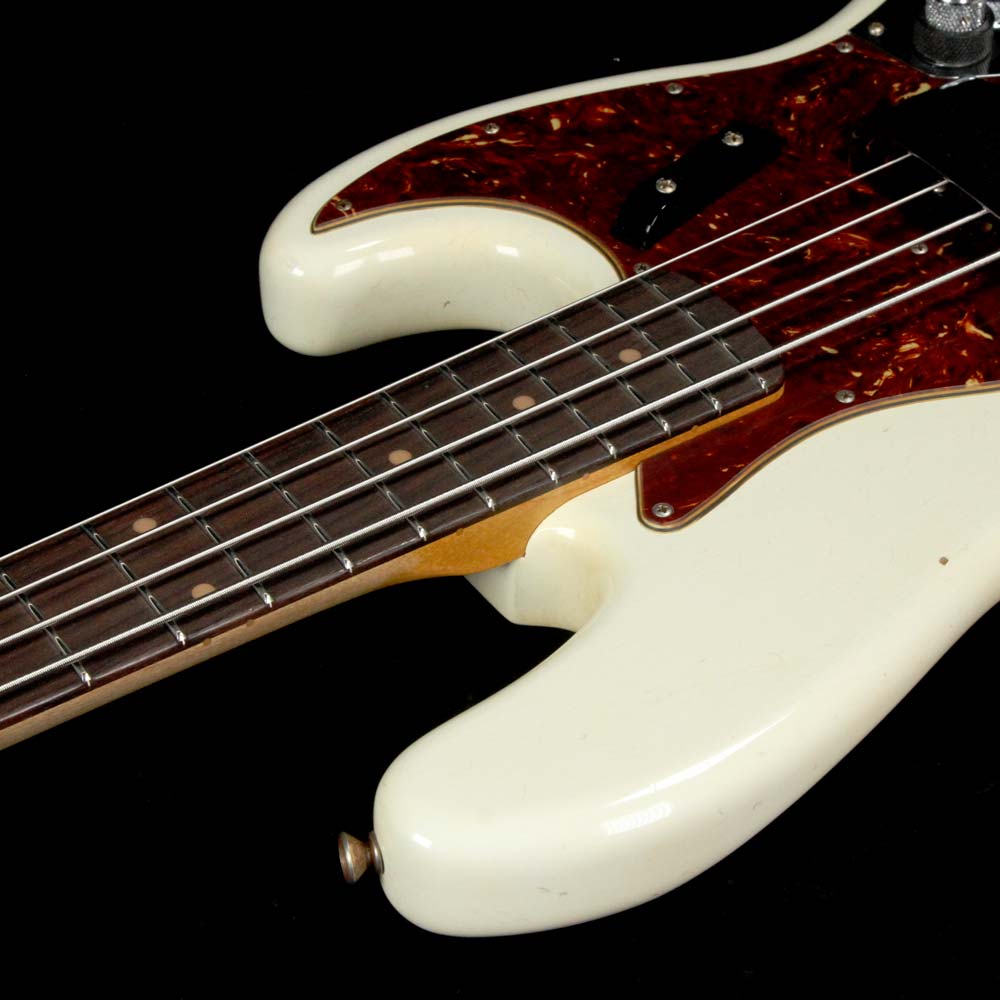 Fender Custom Shop '60 Jazz Bass Journeyman Relic Aged Olympic White — 5