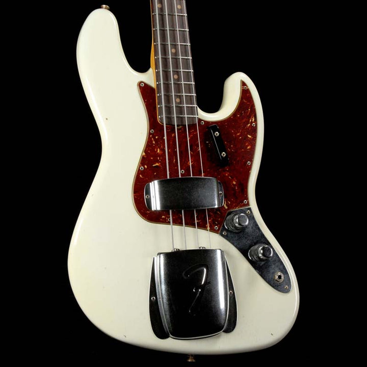 Fender Custom Shop '60 Jazz Bass Journeyman Relic Aged Olympic White