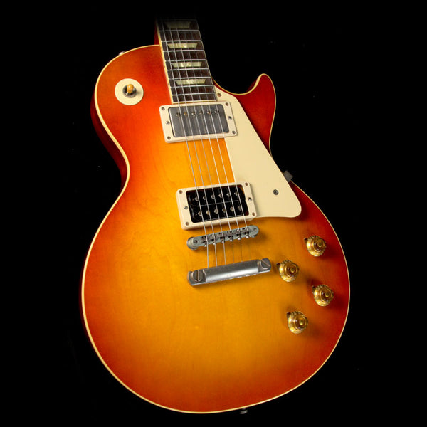 Used 2017 Gibson Custom Shop Slash 1958 Les Paul First Standard #8 3096 Replica Electric Guitar Vintage Gloss
