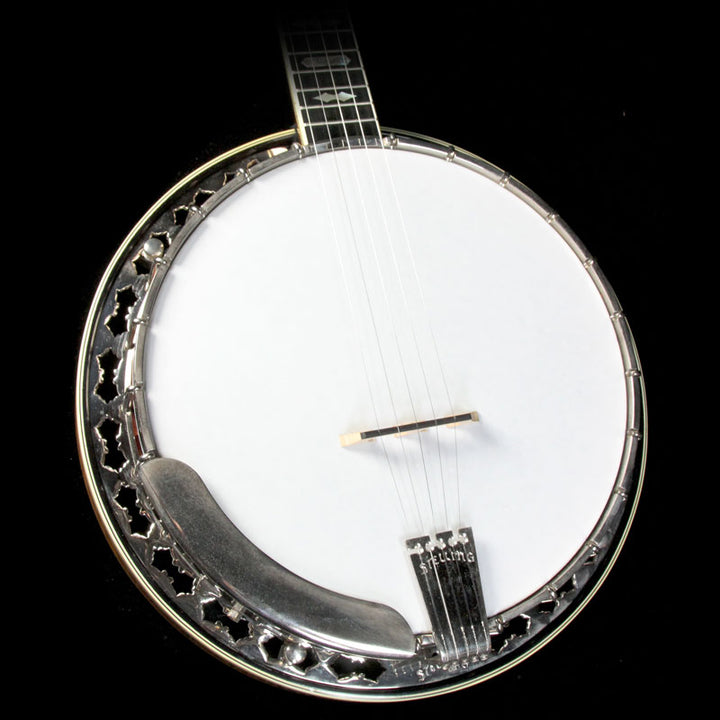 Used 1978 Stelling Staghorn 5-String Banjo Natural Walnut