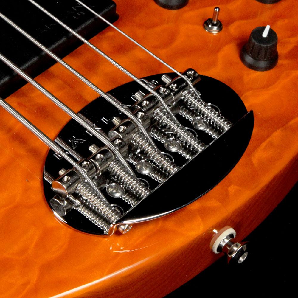 Lakland 55-94 Deluxe 5-String Bass Transparent Amber — 3