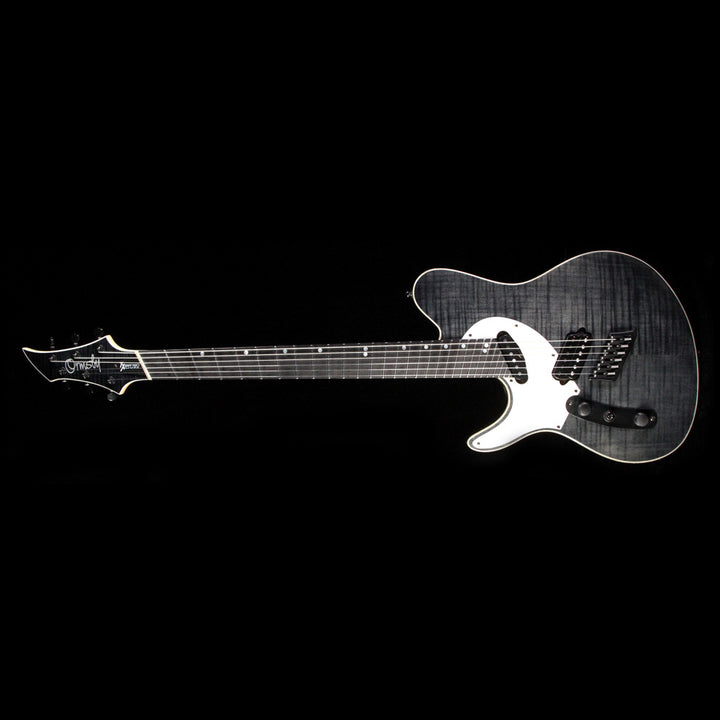 Ormsby GTR Production Model TX6 Eaton Special Left-Handed Electric Guitar Trans Black Flame Top