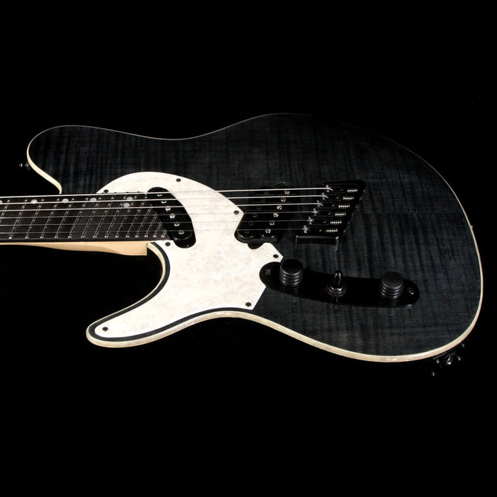 Ormsby GTR Production Model TX6 Eaton Special Left-Handed Electric Guitar Trans Black Flame Top
