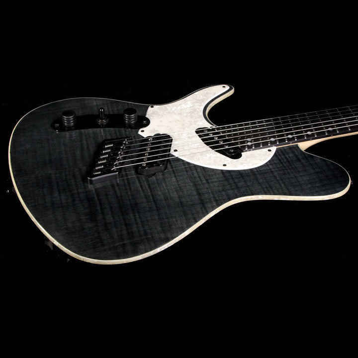 Ormsby GTR Production Model TX6 Eaton Special Left-Handed Electric Guitar Trans Black Flame Top