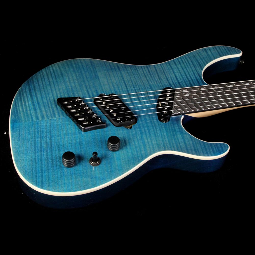 Ormsby GTR Production Model SX 6 Electric Guitar Tropical Blue Flame — 5