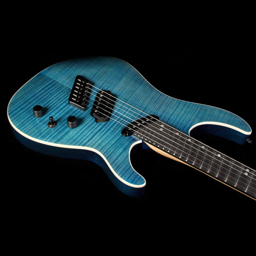 Ormsby GTR Production Model SX 6 Electric Guitar Tropical Blue Flame — 6