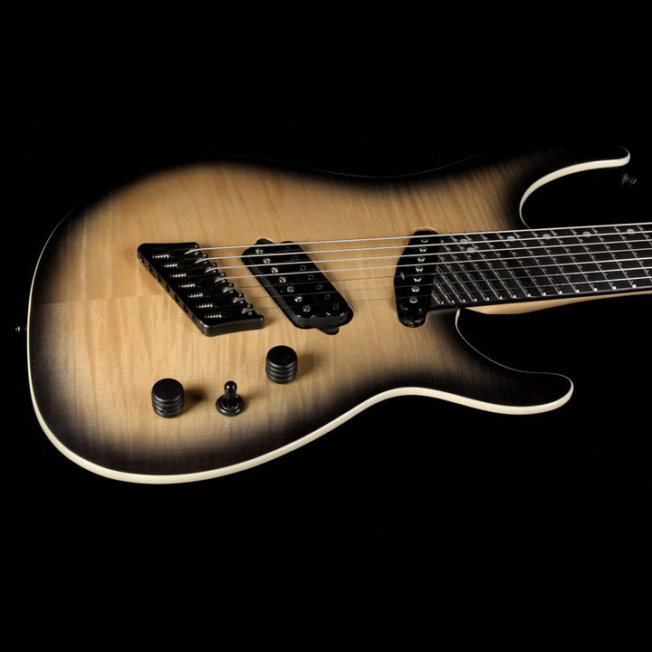 Ormsby GTR Production Model SX 7 7-String Electric Guitar Charcoal Burst Flame