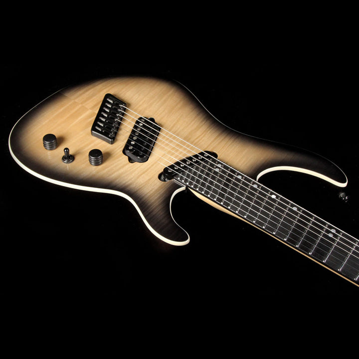 Ormsby GTR Production Model SX 7 7-String Electric Guitar Charcoal Burst Flame