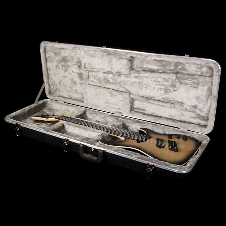 Ormsby GTR Production Model SX 7 7-String Electric Guitar Charcoal Burst Flame