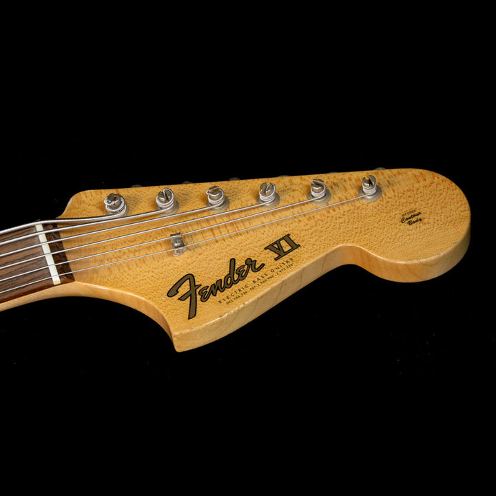 Fender Custom Shop Bass VI Relic Electric Bass 3-Tone Sunburst