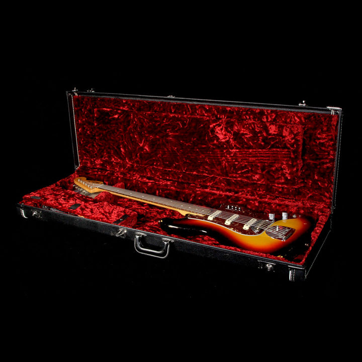 Fender Custom Shop Bass VI Relic Electric Bass 3-Tone Sunburst