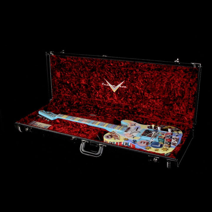 Fender Custom Masterbuilt Greg Fessler Googie Artwork Telecaster Electric Guitar