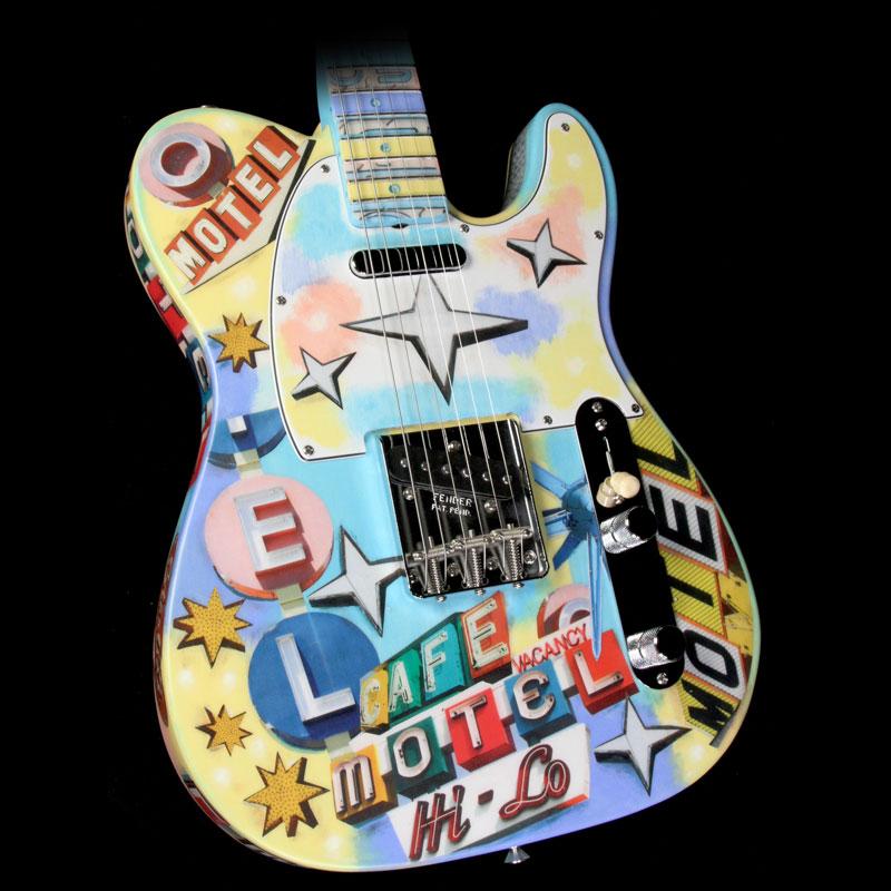 Fender Custom Masterbuilt Greg Fessler Googie Artwork Telecaster Electric Guitar — 1