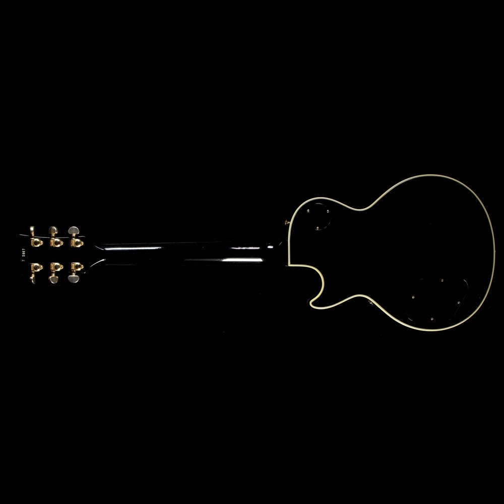 Used 2002 Gibson Custom Shop '57 Les Paul Custom Electric Guitar Ebony — 3